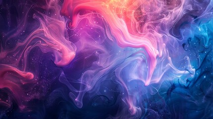 Fototapeta premium A background of liquid ink texture, swirling and flowing ink patterns with vibrant blue and purple colors, abstract and fluid look, hd quality, natural look. --ar 16:9 --v 6.0 --s 250 --style raw