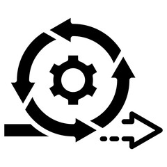 Agile Icon For Design Element