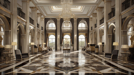 Fototapeta premium Interior of a hotel