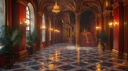 Obraz premium Interior of a hotel