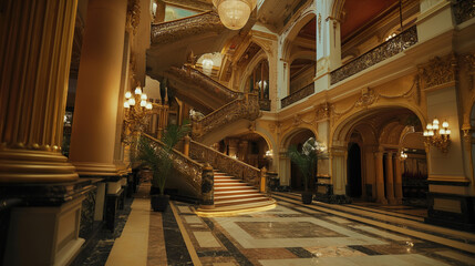 Fototapeta premium Interior of a hotel