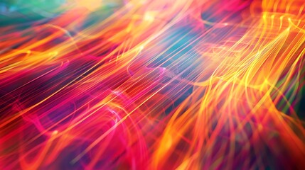 Obraz premium A background of abstract lines texture, dynamic lines weaving into complex patterns, bright colors, lively and energetic look, hd quality, natural look. --ar 16:9 --v 6.0 --s 250 --style raw