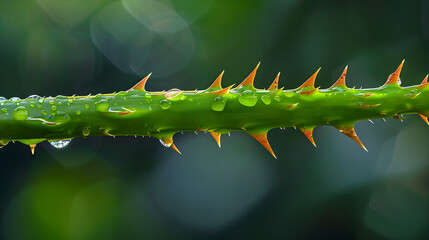 Naklejka premium background of sharp plant thorns