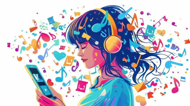 Music Streaming Services: Online services like Spotify and Apple Music that allow users to stream a comprehensive library of music, providing easy access to a diverse range of tracks.
