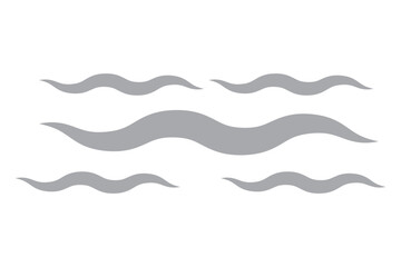 Wave logo. Wave icon vector. Wave lines