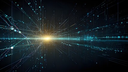 Obraz premium Abstract tech Background, Ai Generated