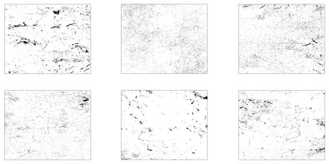 Set of abstract grunge vector texture background, Abstract vintage monochrome. Black isolated on white background. Graphic design