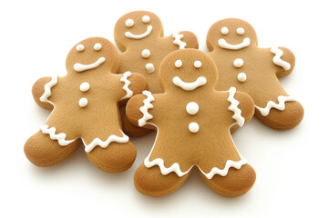 Gingerbread cookies isolated