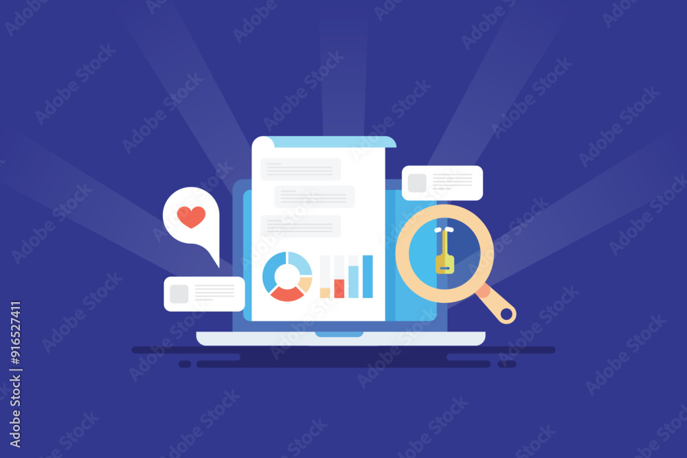 Aufkleber keyword research data and competitive analytics report monitoring, seo keyword selection and digital