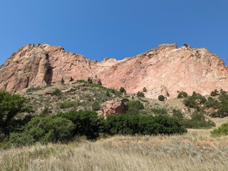 Fototapeta premium Beautiful view of the garden of Gods in Colorado, USA