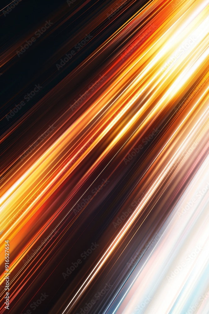 Aufkleber vibrant abstract light streaks in various colors create a captivating sense of movement and dynamic 