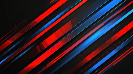 Interwoven red and blue lines form a dynamic and vibrant abstract design, giving a sense of futuristic motion and energy.