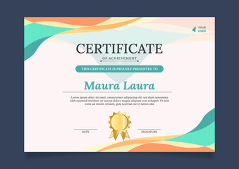 simple certificate design template