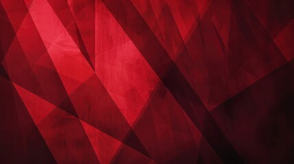 Abstract Background, varying shades of red in a monochromatic scheme, minimalist geometric shapes creating depth and interest