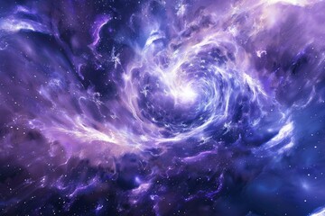 Obraz premium Parallel universes colliding in a dazzling display of cosmic chaos and cosmic harmony