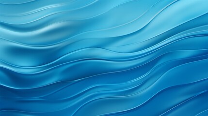 blue Wavy Glass Shapes Background