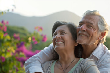 Obraz premium couple Senior Retired happy lifestyle