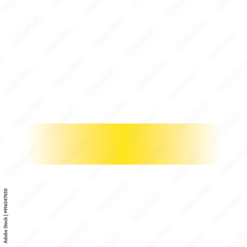 Poster Yellow transparent gradient rectangle shape