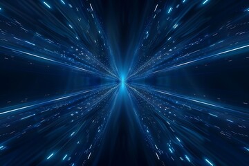 Naklejka premium Abstract Blue Lights