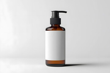 Product Packaging Skincare Bottle Mockup isolated on white background