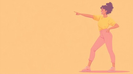 A person smiles and gestures joyfully while holding someone's hand