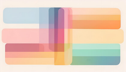 Abstract composition of layered colors creating a gradient effect in a modern design