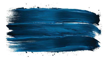 oil paint brush stroke on white and transparent background