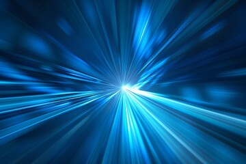 Obraz premium Abstract Blue Light Streaks