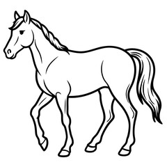 Obraz premium horse illustration