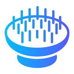 pet brush Gradient icon