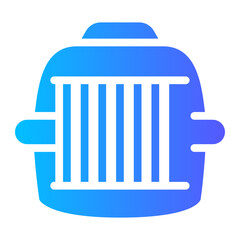 pet carrier Gradient icon