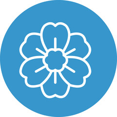 Primrose Vector Line White Circles Multicolors