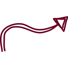 Abstract Scribble Arrow