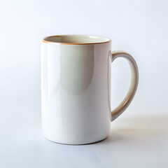 ceramic mug for mockup on white background