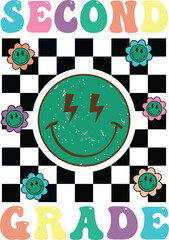 Back To School Second Grade Svg