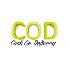 COD logo stands for (Cash On Delivery). It can be used as a sticker