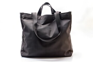 Fototapeta premium black leather bag