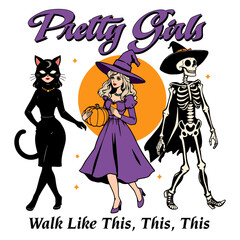 Pretty Girls Walk Like This This This SVG