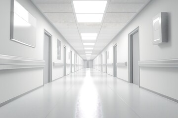 Sterile Hospital Corridor