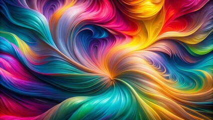 Fototapeta premium A rainbow colored background with a rainbow colored wave 