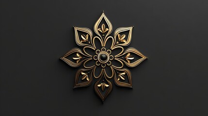 Jewelry logo design on isolated background