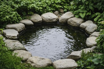 The importance of maintaining a balanced ecosystem in artificial ponds and water gardens for wildlife