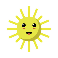cute sun illustration