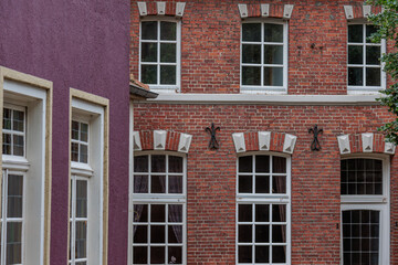 Naklejka premium Das Dorf ammeloe im Münsterland