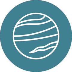 Neptune Vector Line White Circles Multicolors