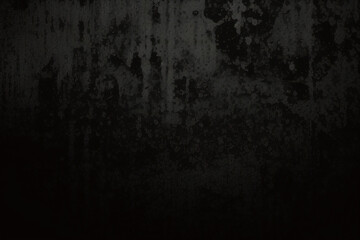 Fototapeta premium Abstrato fundo cinza escuro e preto com design 3D em camadas cortadas e espaço para texto 