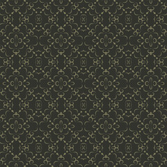 dark ethnic seamless pattern template