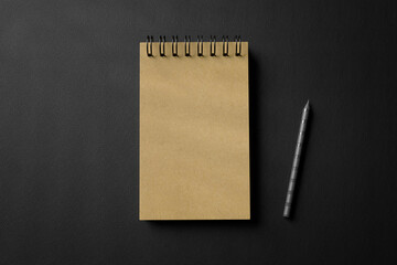 3D rendered high quality notebook 