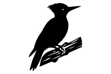 Woodpecker Vector Silhouette
