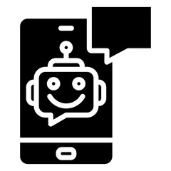 Chatbot Icon Element For Design